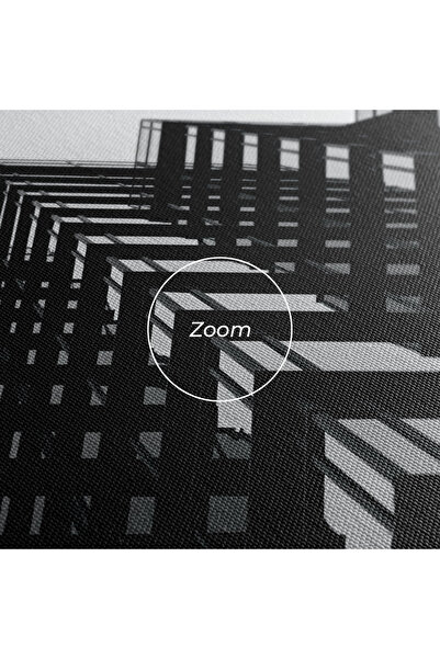 Arthub Canvas Painting, Bedroom And Living Room, Modern, Black Building