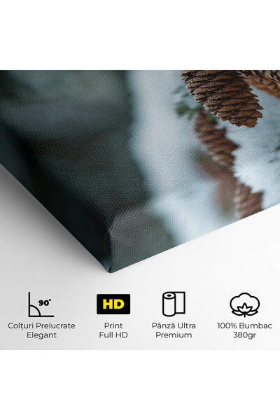 Arthub Canvas Painting, Bedroom And Living Room, Landscapes, Pretty Snow Cones