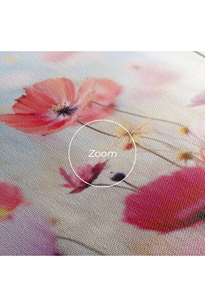 Arthub Canvas Painting, Bedroom And Living Room, Landscapes, Dreamy Sprig Pink Flower