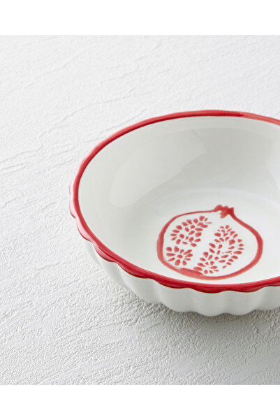 English Home Etna Ceramic Snack Bowl 13 cm Red