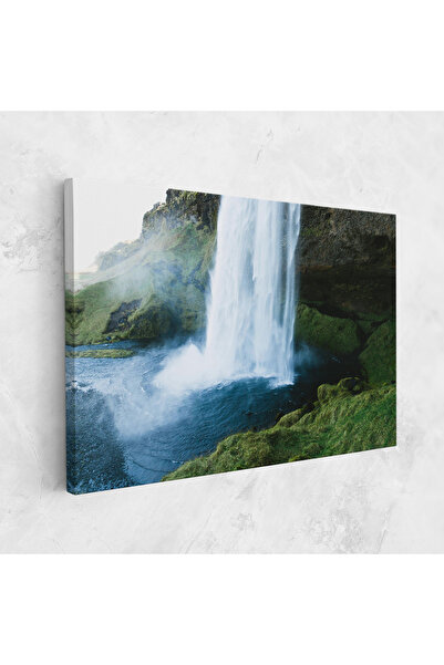 Arthub Canvas Painting, Bedroom And Living Room, Landscapes, Majestic Waterfall