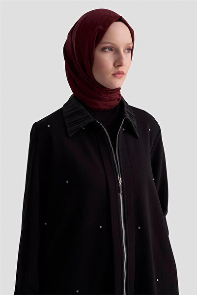 Armine Taşlı Örme Kap 25KD4030 Siyah