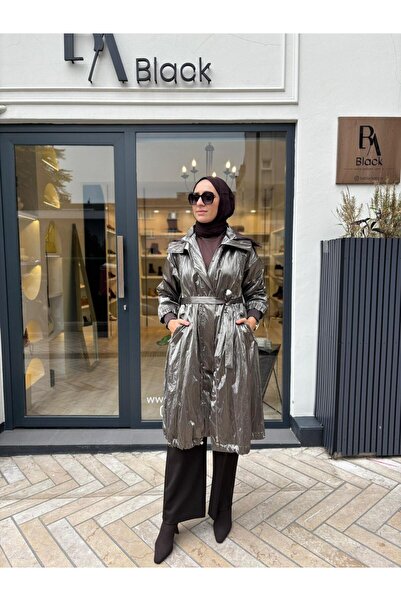 MissWhence 38401 Women's Trench Coat Mink