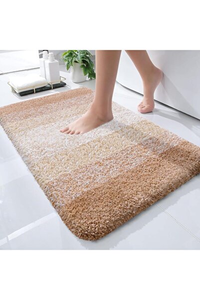 Generic OLANLY Luxury Microfiber Bath Mat - 24 x 16, Non-Slip, Machine Washable