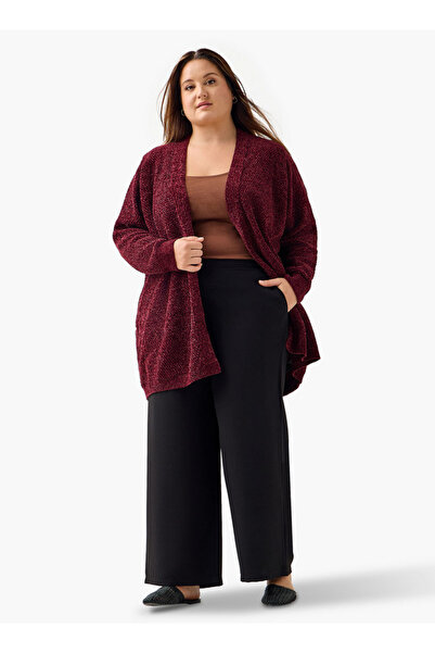 Ulla Popken Textured Knit Cardigan