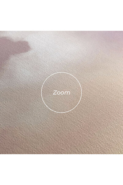 Arthub Canvas Painting, Bedroom And Living Room, Landscapes, Clouds Text Cream