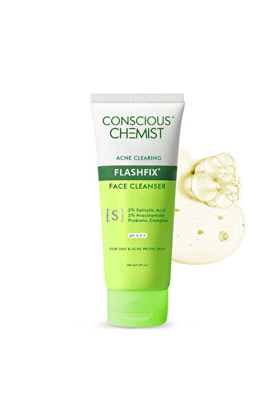 CONSCIOUS CHEMIST غسول للوجه بحمض الساليسيليك 2% | 100 مل