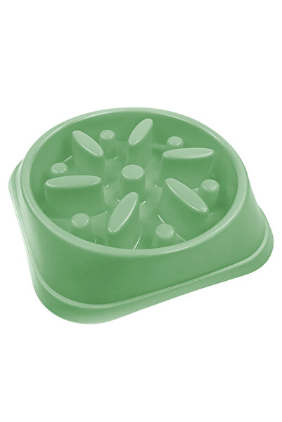 Teno ® Slow Feeder for Pets, non-slip, drop-resistant, green