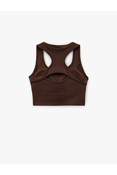 Koton Covered U-Neck Back Detailed Sports Bra