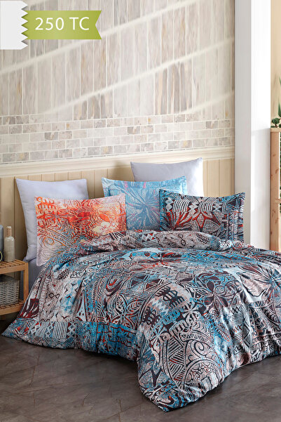 VAROL 250 TC Bambu Karışımlı Pamuk Saten Nevresim Takımı – Çift Kişilik - GRA...