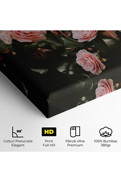 Arthub Canvas Painting, Bedroom And Living Room, Flowers, Rose Tree