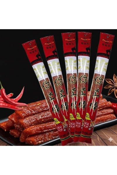 Mabbodına 5'Lİ ASYA KORE TARZI KIRMIZI BIBERLI HAMUR ÇUBUK