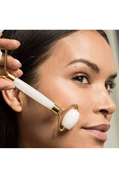 Amir Double-headed facial massage roller with ALBA stone