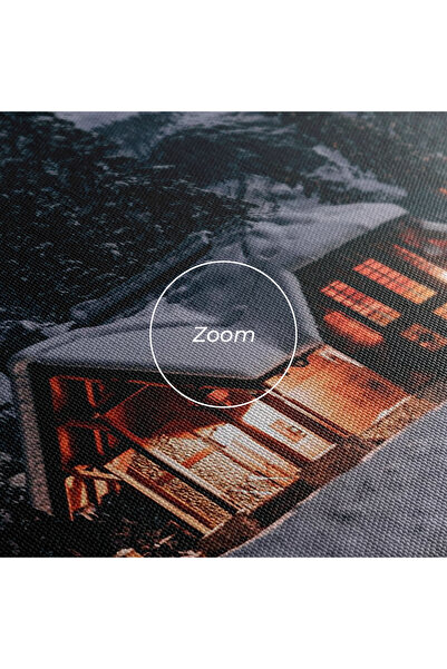 Arthub Canvas Painting, Bedroom And Living Room, Landscapes, Winter House