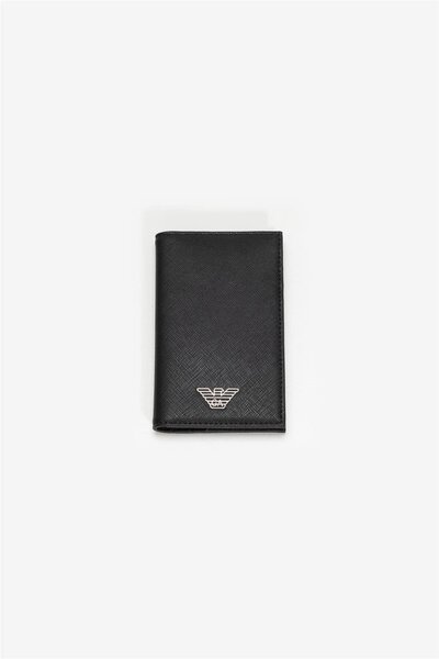 Emporio Armani Logolu Deri Cüzdan Erkek CÜZDAN EM002544 AF13805 UC001