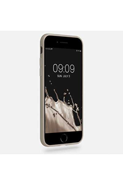 KWmobile Case for Apple iPhone 8 / iPhone 7 / iPhone SE 2, Silicone, Cream, 39458.125