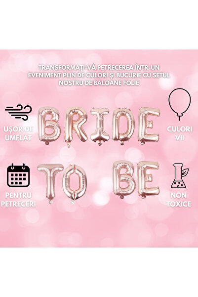 SDEPOT Wedding foil balloon set, Bride to be, SDEPOT, rose gold