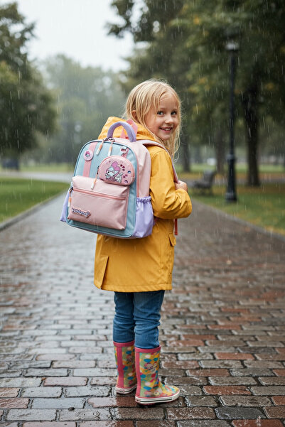 JOJO KIDS Girl child, kindergarten, nursery, daily use school backpack, waterproof, orthopedic.