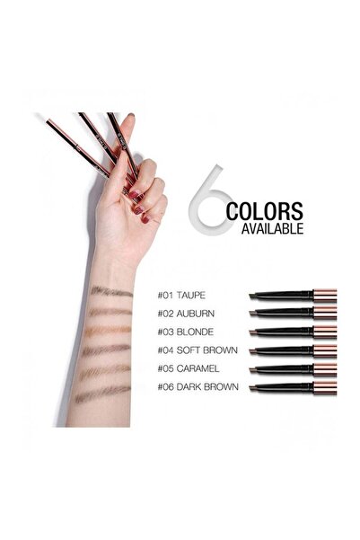 o.two.o Fine Triangle Eyebrow Pencil 02 Auburn - 0.2 g