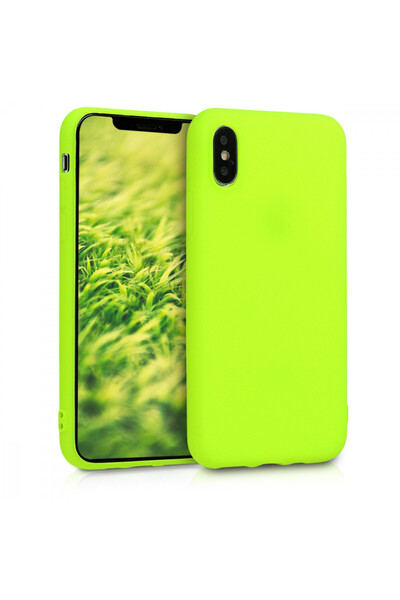 KWmobile Carcasă pentru Apple iPhone X / iPhone XS, silicon, galben, 46270.75