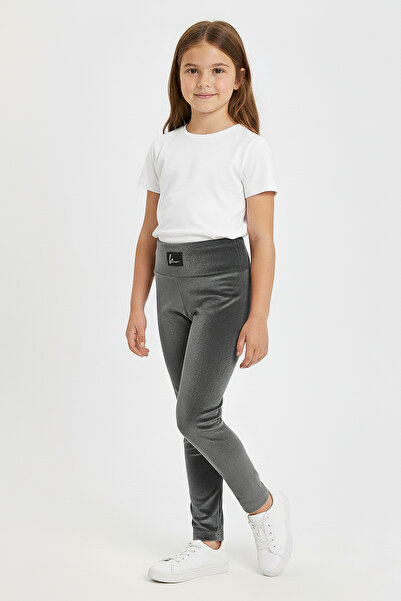 kinderos Armalı Girls' Velvet Tights - 26K 02443