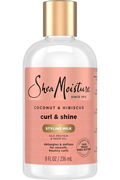 Shea Moisture Coconut & Hibiscus Curl + Shine Style Milk - 8 Oz.