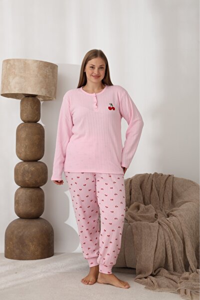 CALİA Women's Plus Size Oversized Pajama Set
