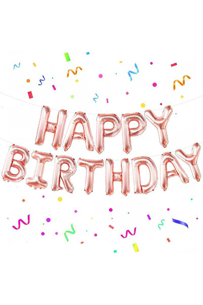 BALON DİYARI Happy Birthday Balloon All Colors Giant Size 30cm Letters