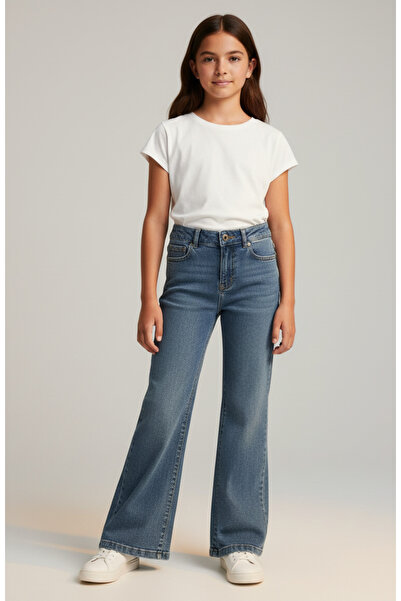 Sercino Devojčice Sa likrom Pamuk komadne farmerke