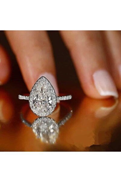 Pursehuit Inel argintiu, cu pietre de zirconiu, Mindi C2 - 8 (circumferință: 57 mm)