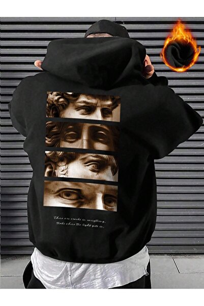 ZEMLİYA Hanorac supradimensionat cu glugă – Căptușeală interioară termică, um...