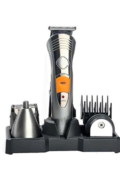 BASE Geemy Professional Hair Clipper with Titanium Blade GM-580 Grey
