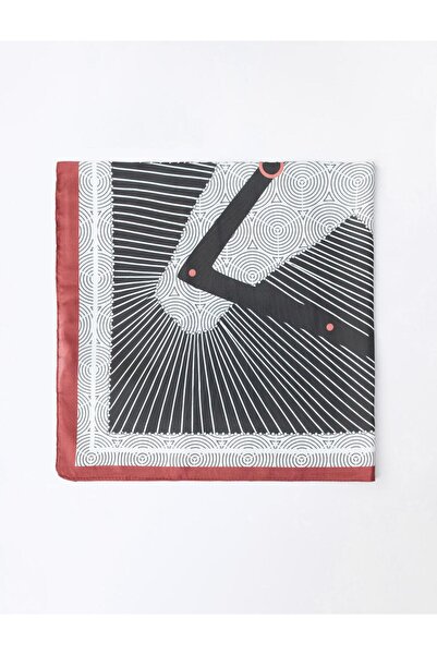 Jimmy Key Black Horse Figured Scarf