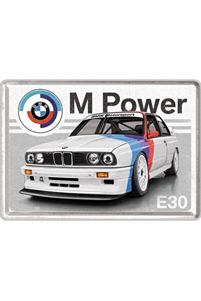 Nostalgic Art Carte postala metalica BMW Motorsport M Power E30