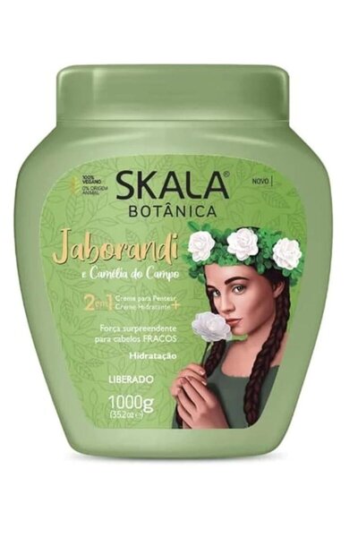 SKALA كريم معالج ومرطب للشعر من خبيرة جابوراندي وكاميليا