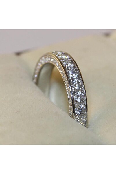 Pursehuit Inel de tenis din argint cu pietre de zirconiu, Sigmunda C4 - 7 (circumferință: 54,5 mm)