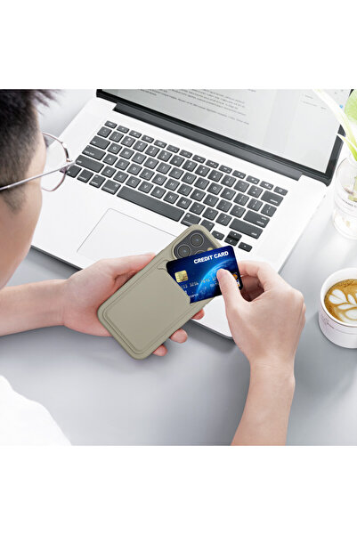 KWmobile Case for Apple iPhone 15 Pro, Gray, Silicone, KWM000020EO011C