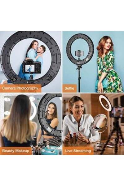 OEM Inel luminos cu trepied 128 LED-uri