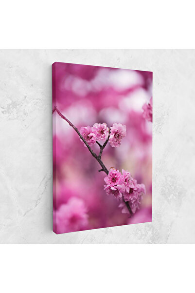 Arthub Canvas Painting, Bedroom And Living Room, Flowers, Pink Flower Tree