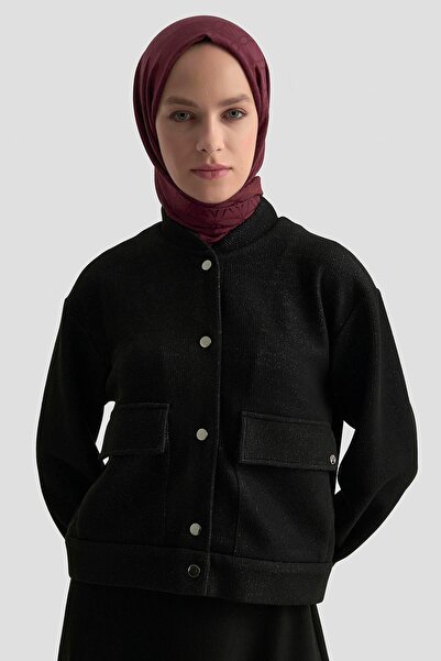 Armine Sim Detaylı Etekli Takım - Siyah