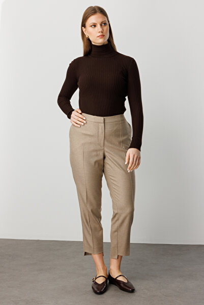 Ekol Zigzag Patterned Skinny Leg Trousers