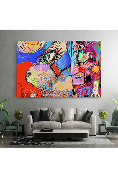 Arthub Canvas Painting, Bedroom And Living Room, Modern, Animal Eye Art
