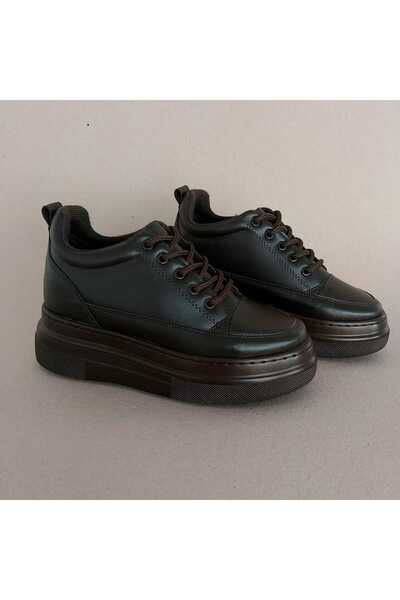 She Women's Inner Hidden Heel Brown Sports Shoes Sneaker