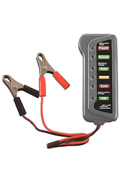 zola Tester de baterii auto, 12V, 15A, lungime cablu 25 cm, 12x5,2x1,8 cm