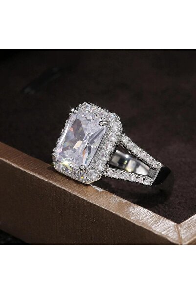 Pursehuit Inel argintiu, cu pietre de zirconiu, Ada C4 - 6 (circumferință: 51...