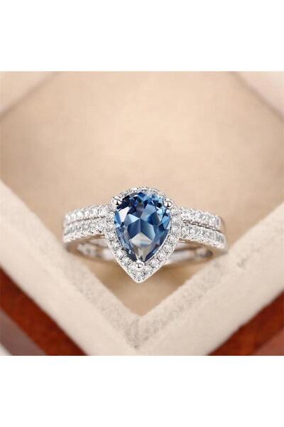 Pursehuit Set de 2 inele argintii, cu pietre de zirconiu, Ria C9 - 8 (circumferință: 57 mm)