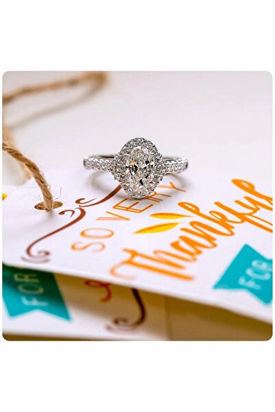 Pursehuit Inel argintiu, cu pietre de zirconiu, Nita C2 - 7 (circumferință: 5...