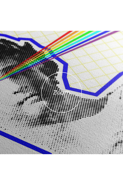 Arthub Canvas Painting, Bedroom And Living Room, Modern, Rainbow Statue