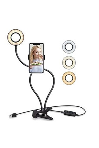 OEM Βάση στήριξης για κινητές συσκευές με δακτυλιοειδές φως LED για φωτογραφί...
