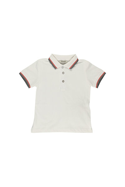 Panço PoloNeckT-ShirtwithKnitwearTapeDetail